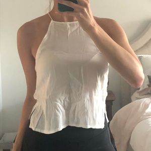 Billabong white halter top - S